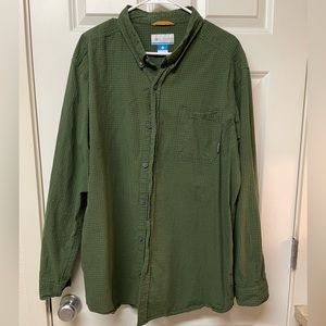 Columbia sportswear company plaid outdoor button up